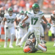 New York Jets wide receiver Garrett Wilson scored the game winning TD against the Cleveland Browns
